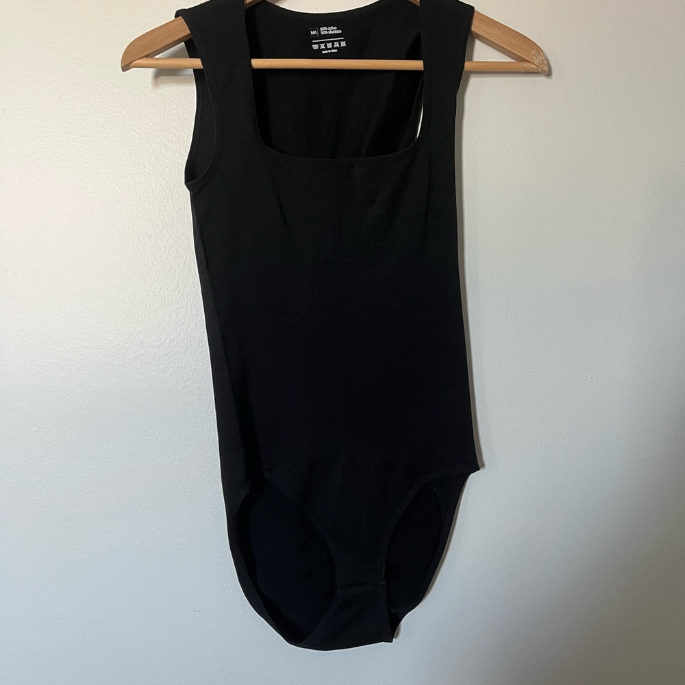 Amazon Black Sculpting Tank Bodysuit
